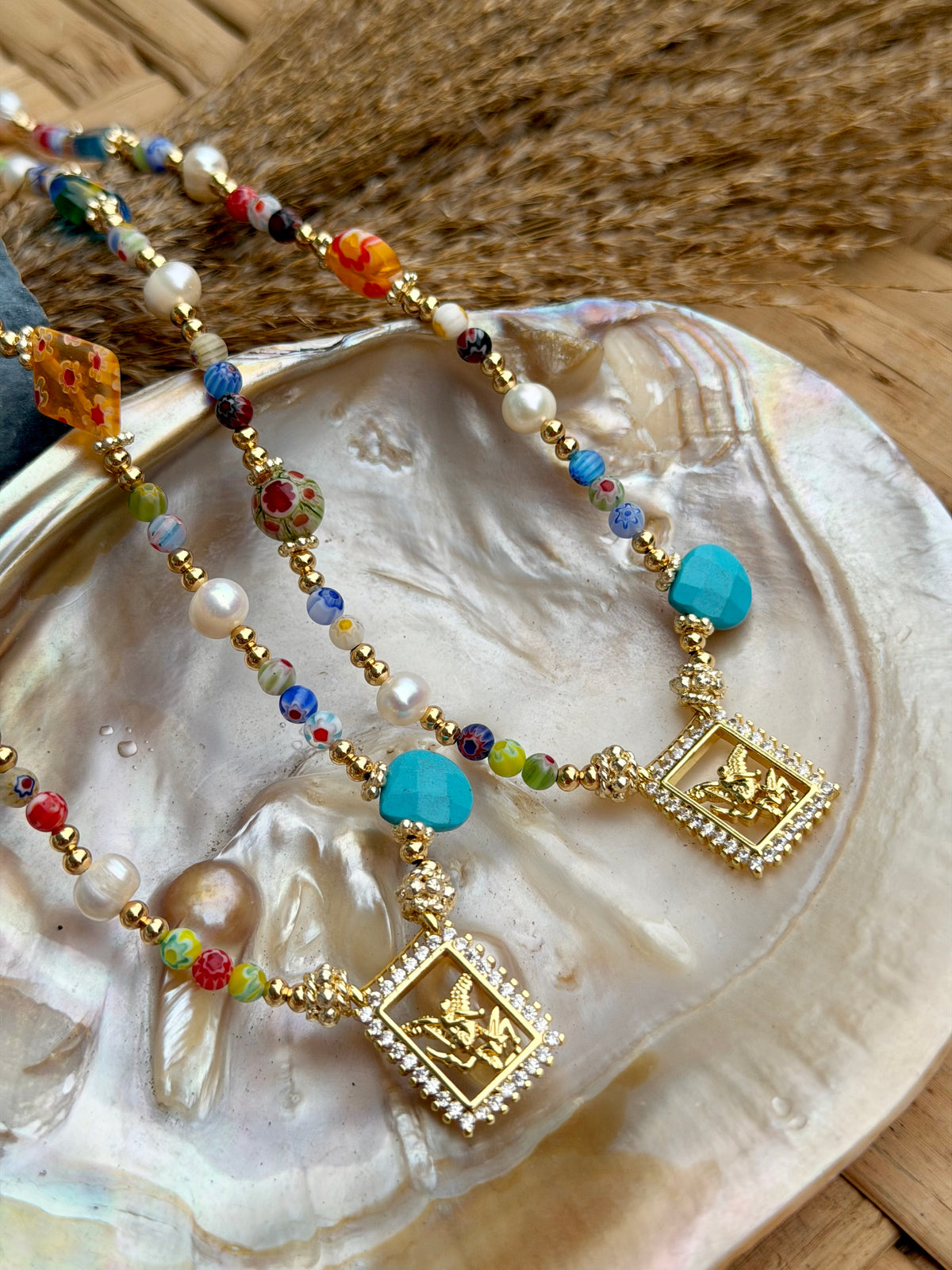 San Miguel escapulario necklace