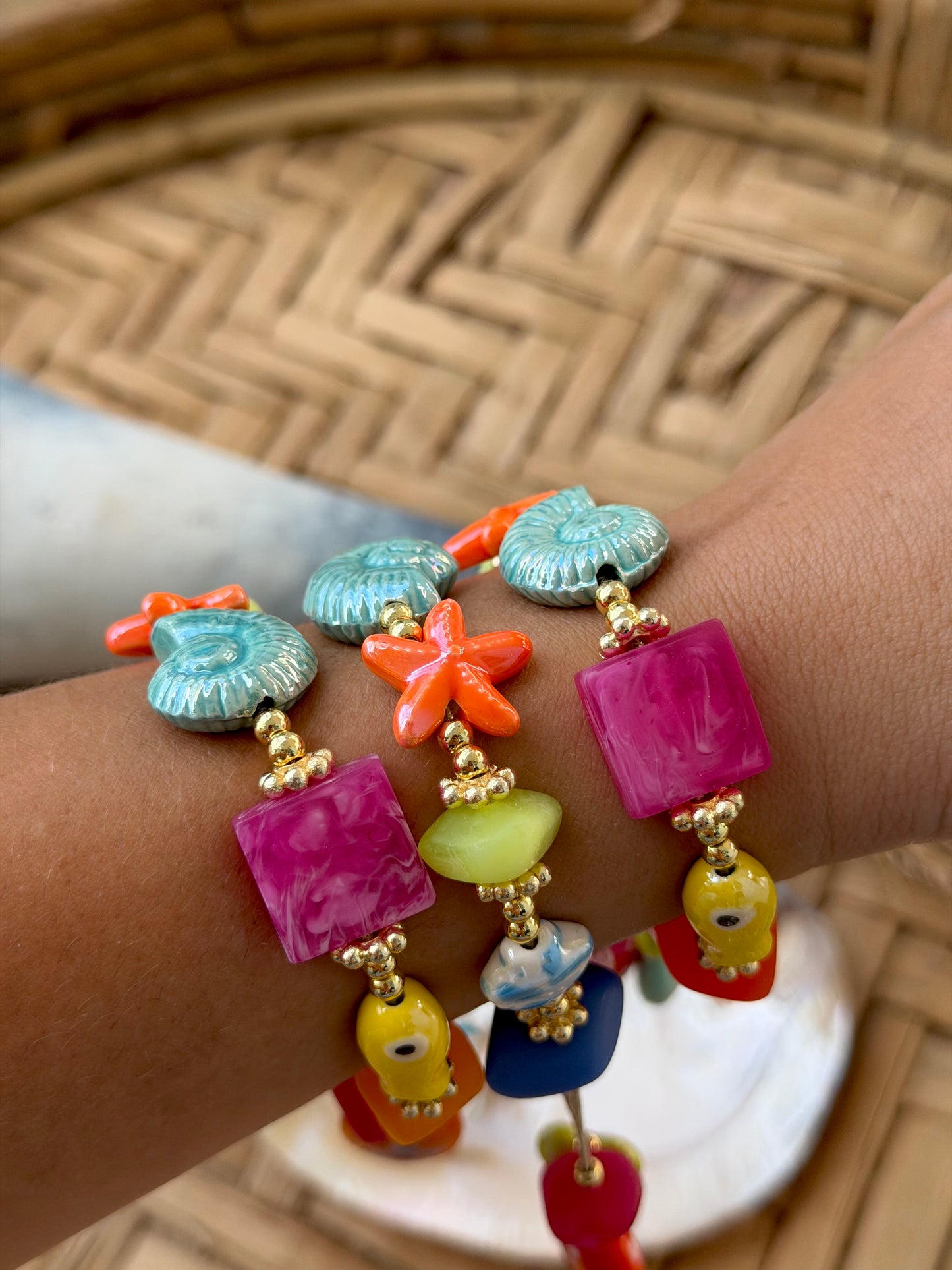 Caracolie blue bracelet