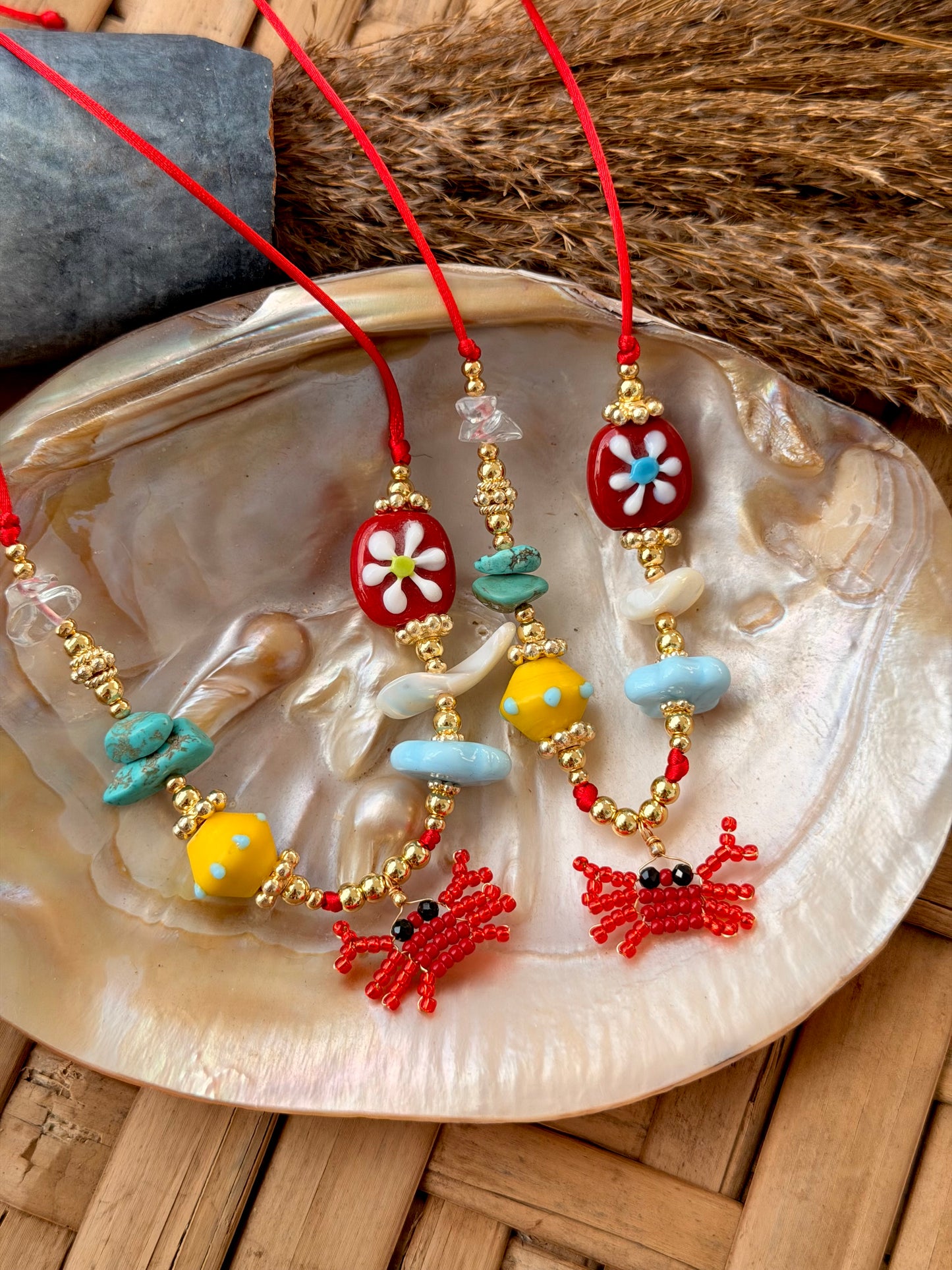 Crabby necklace