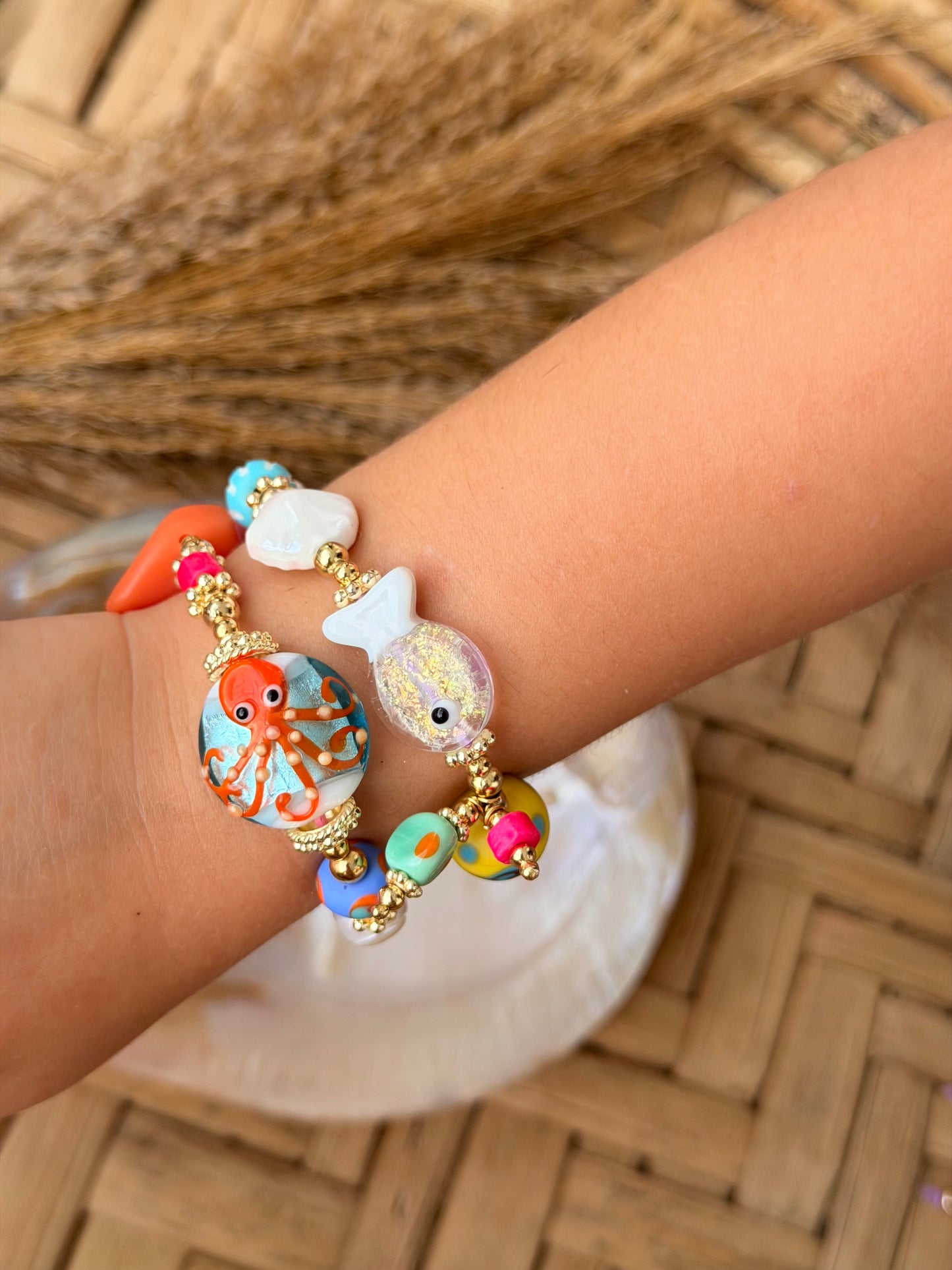 Sparkling fish baby bracelet