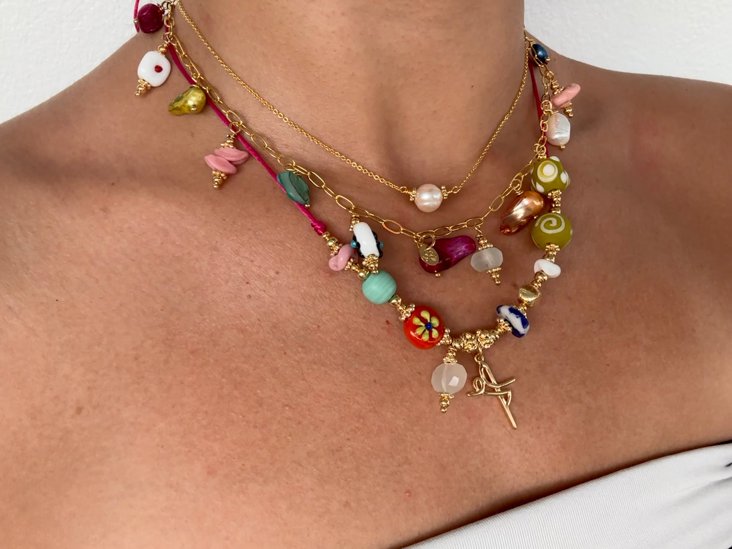 Classic pearl chain