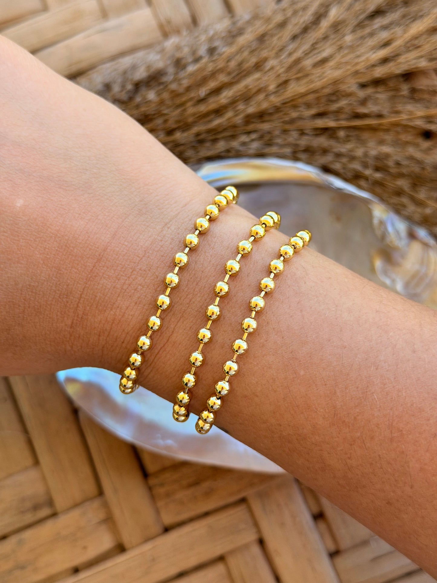 Ball chain bracelet