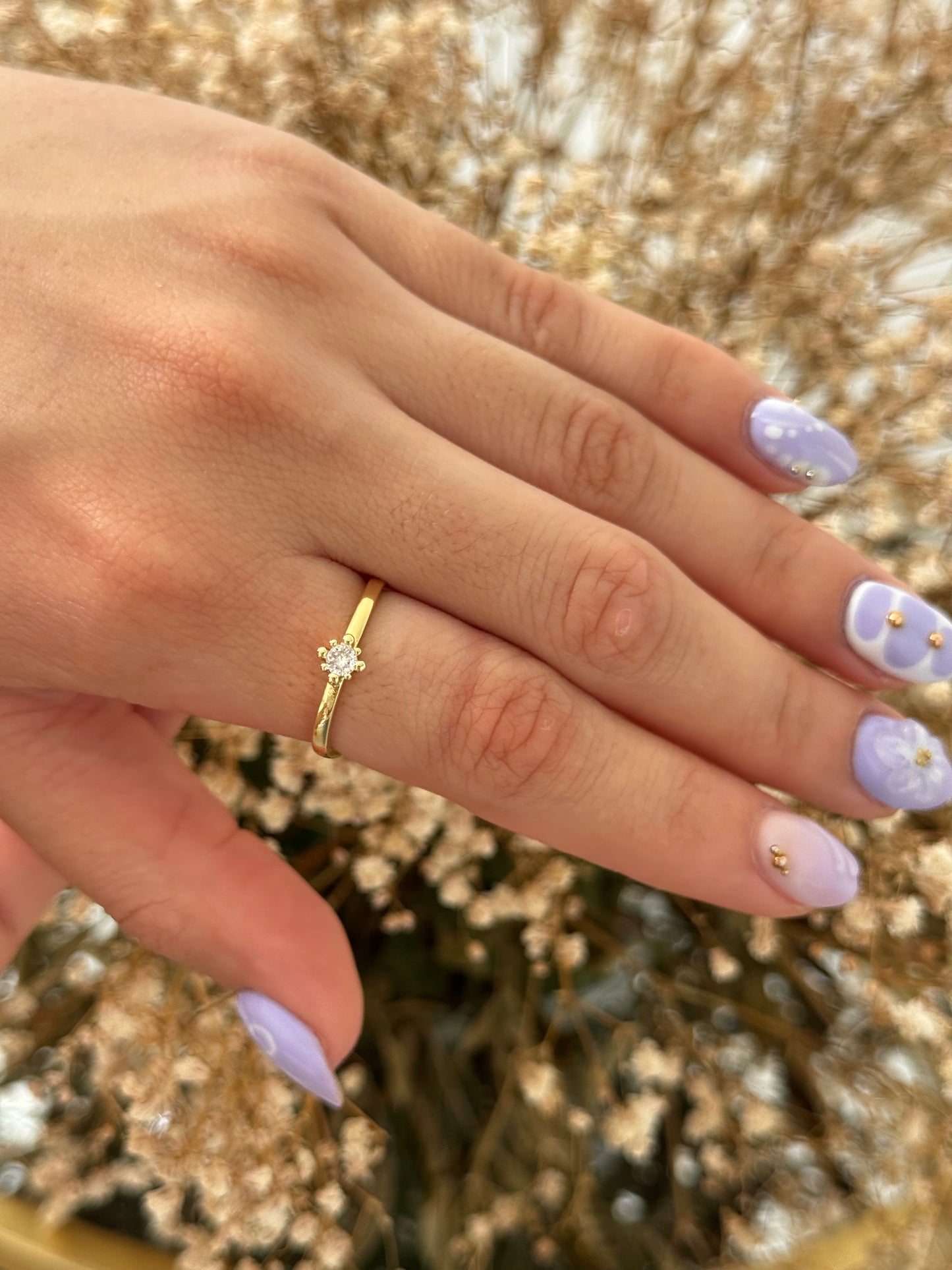 Simple star ring