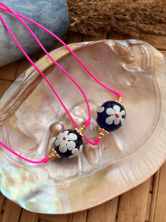 Navy necklace