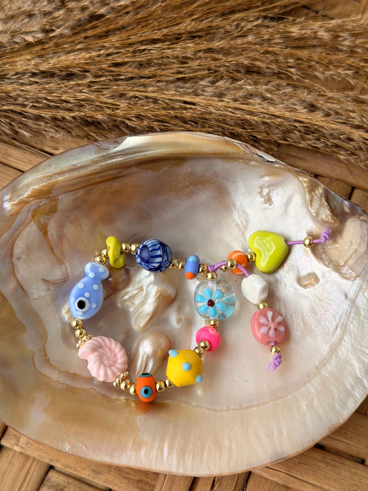 Sea treasures baby bracelet