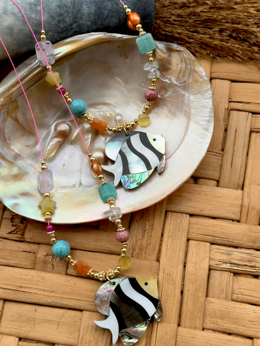 Angel fish necklace