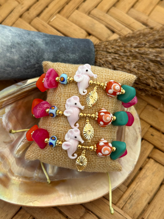 Pinky seahorse