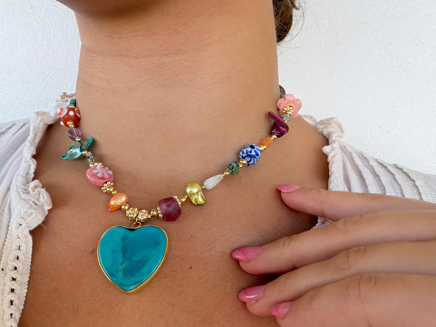 Murano Heart necklace