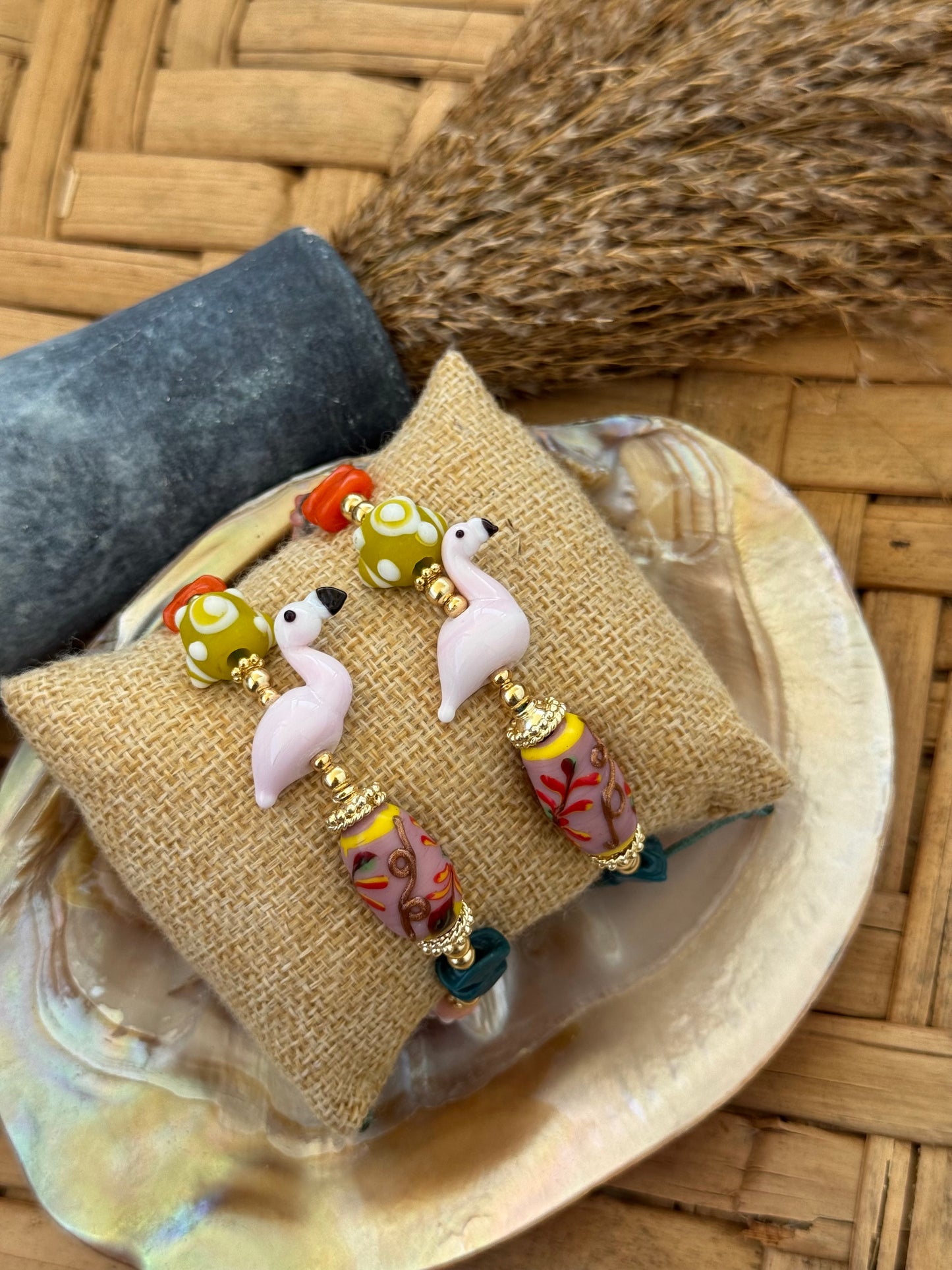 Flamingo bracelet