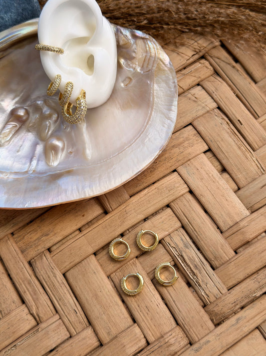 Zirconia small hoops