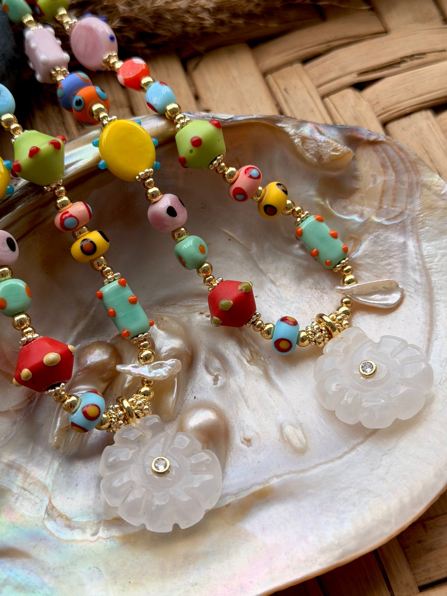 Cayo caracoles necklace
