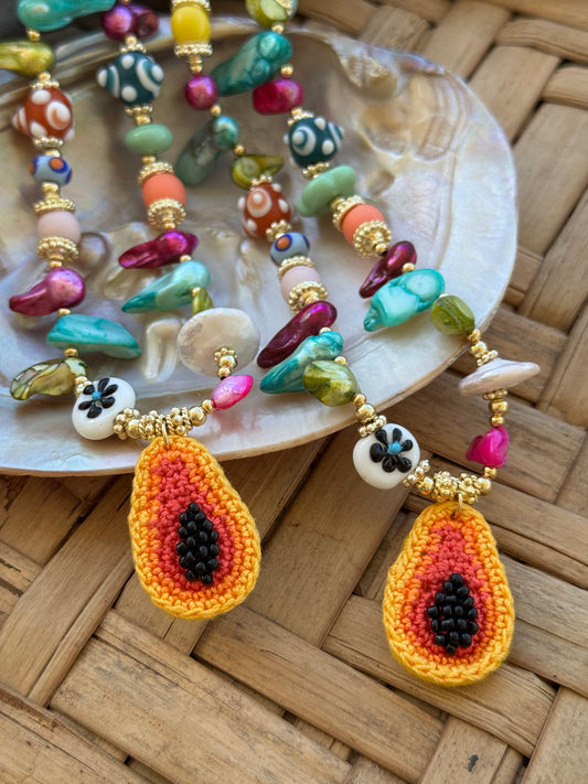 Amaya papaya necklace