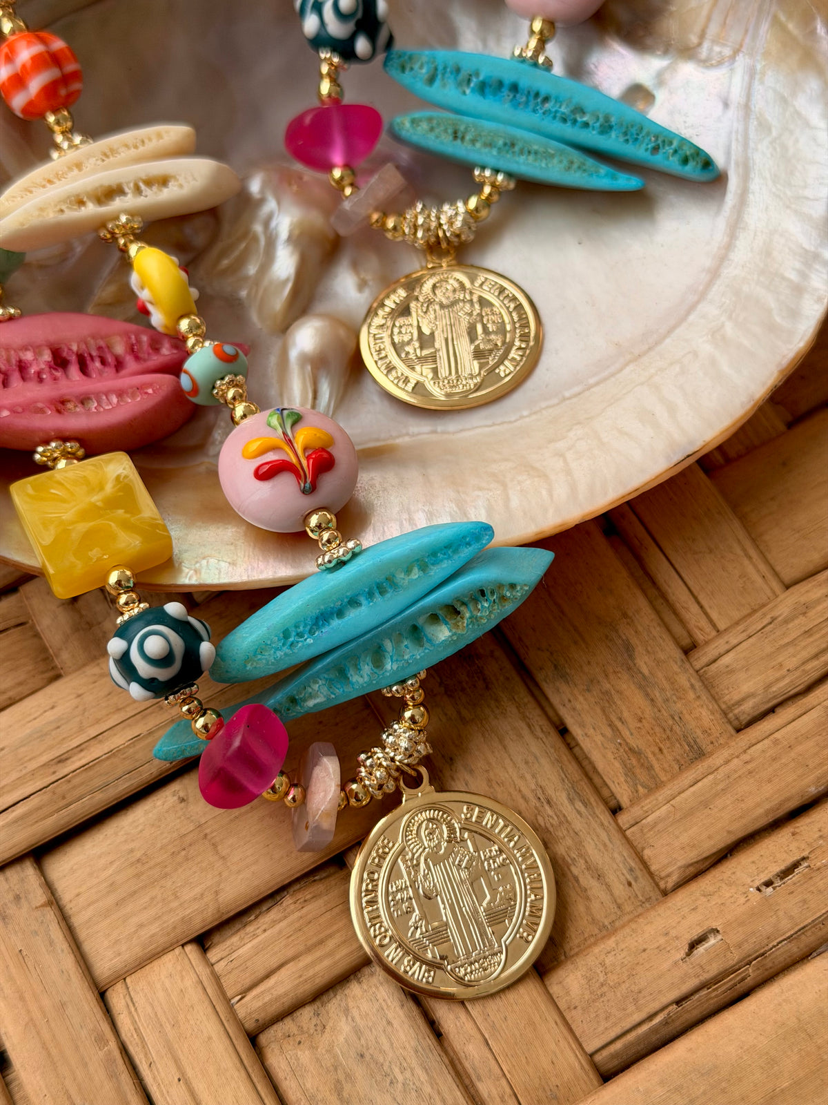 San Benito colorful necklace