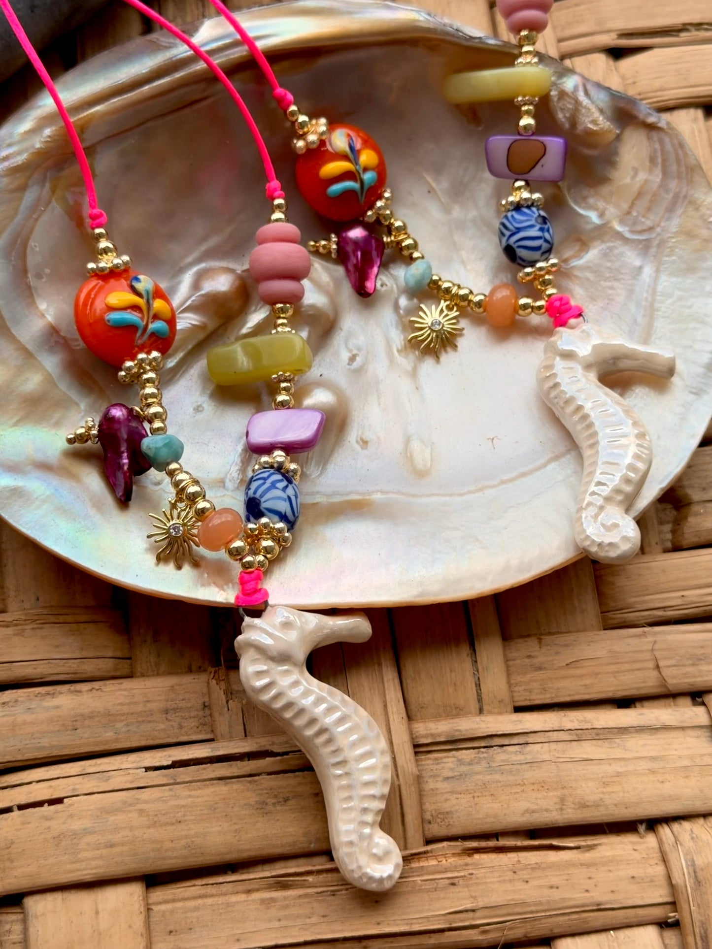 Royal seahorse necklace