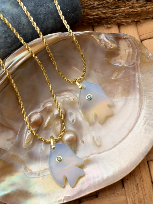 Opalite fish chain
