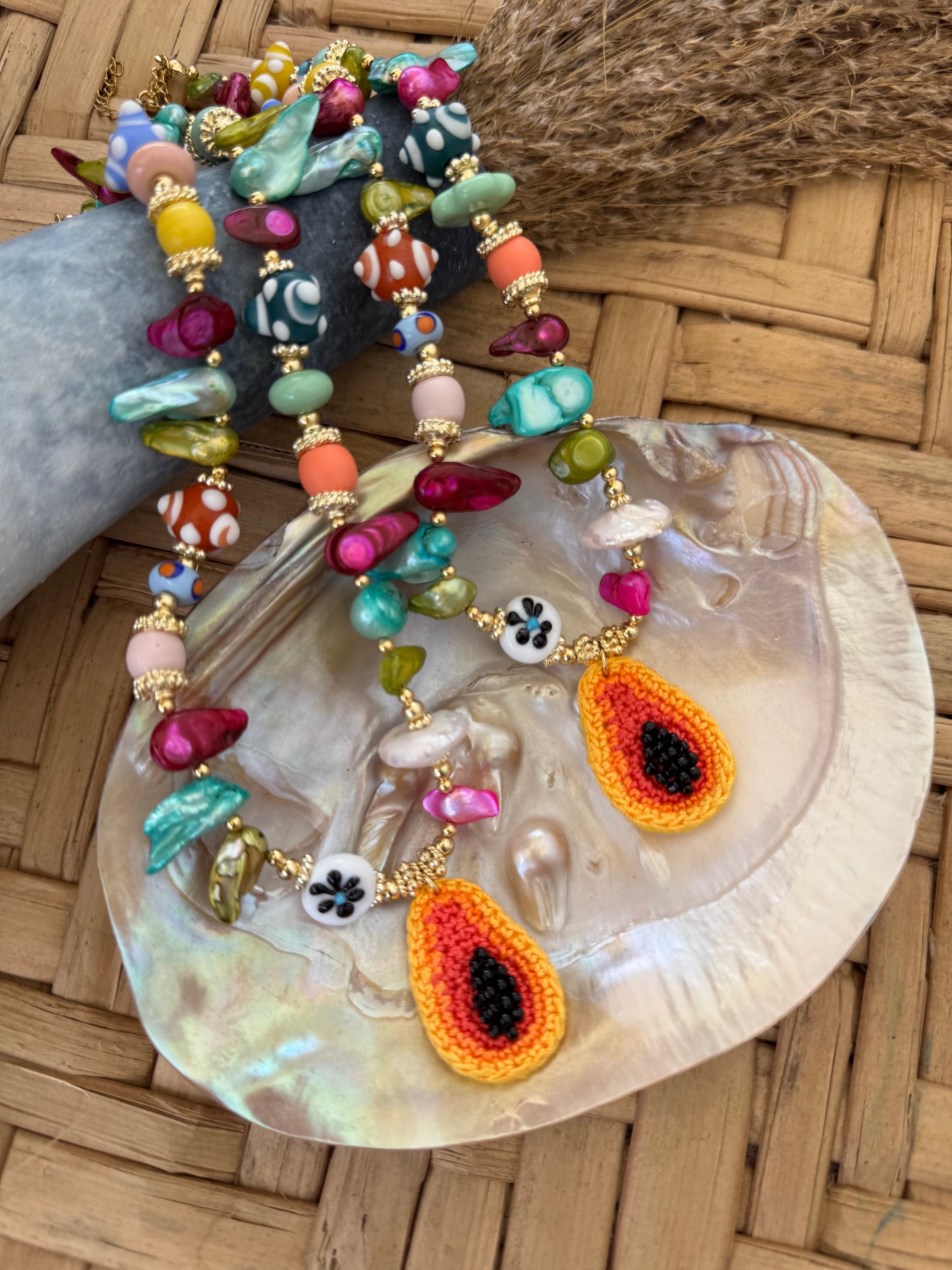 Amaya papaya necklace