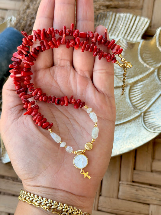 San Benito Coral necklace