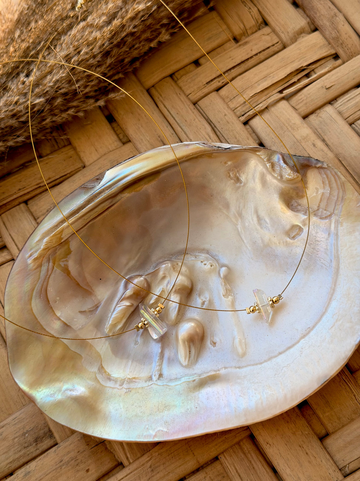 Quartz fantasma necklace