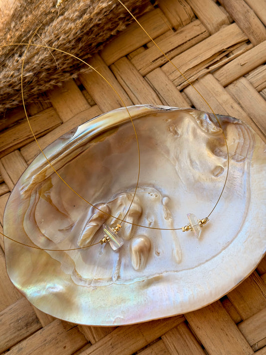 Quartz fantasma necklace