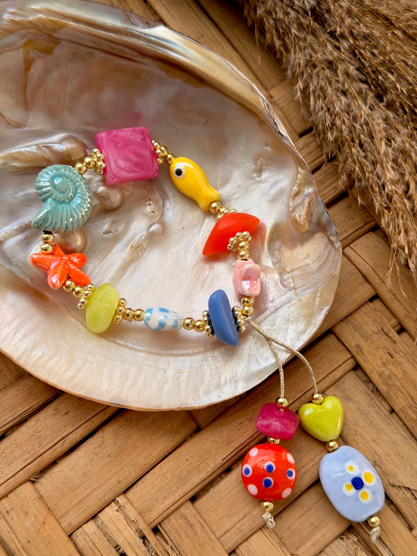 Caracolie blue bracelet