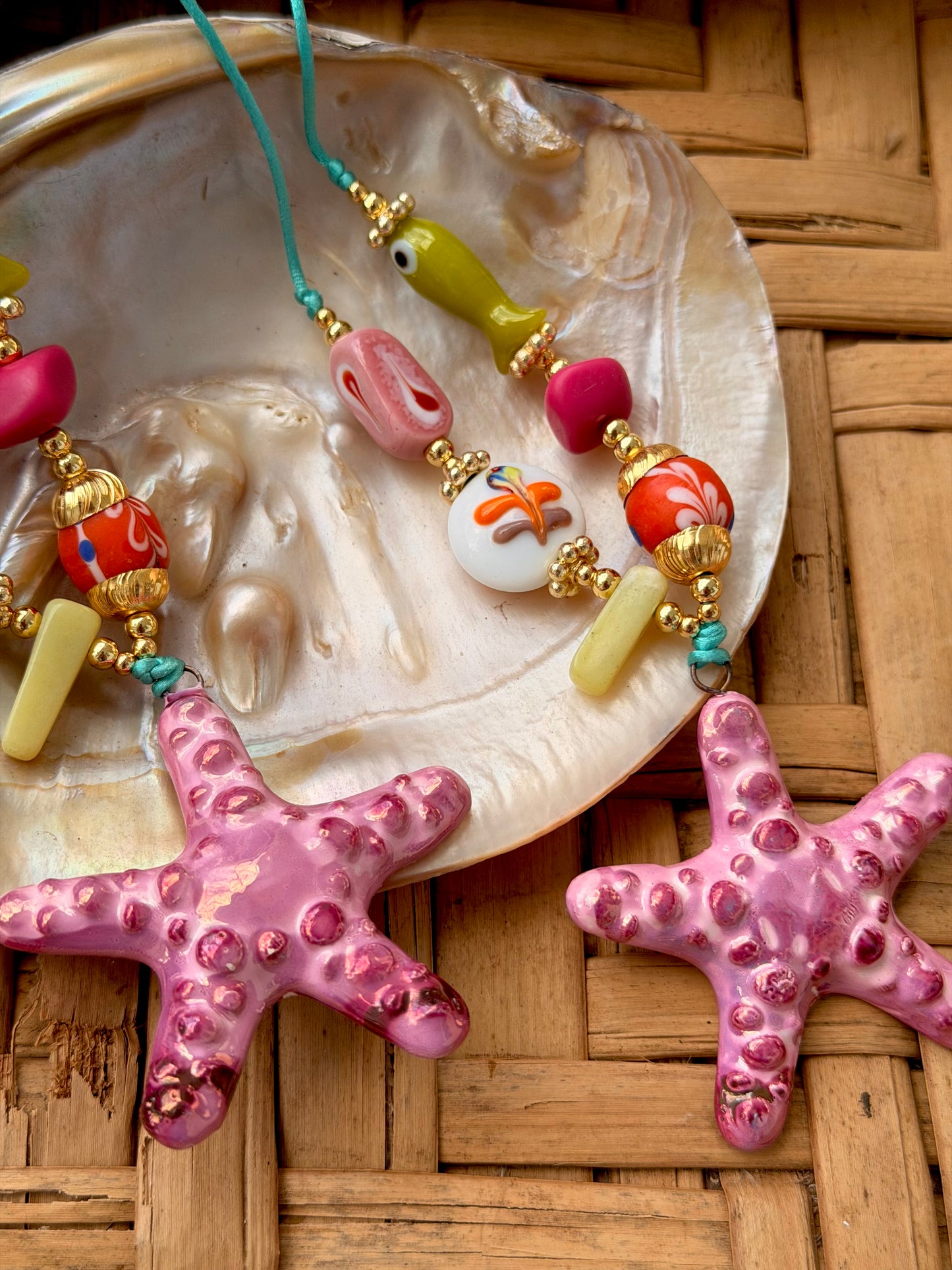 Royal starfish necklace