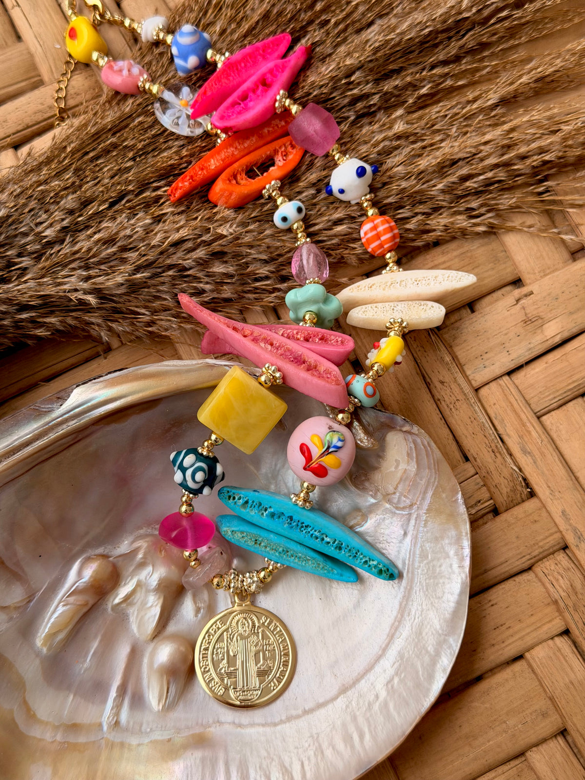 San Benito colorful necklace