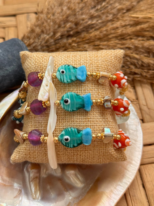 Turquesa fishie bracelet