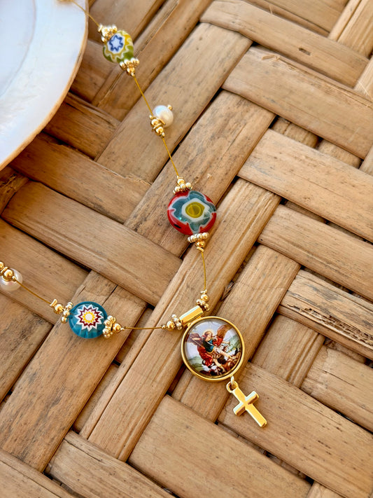 San Miguel Arcángel necklace