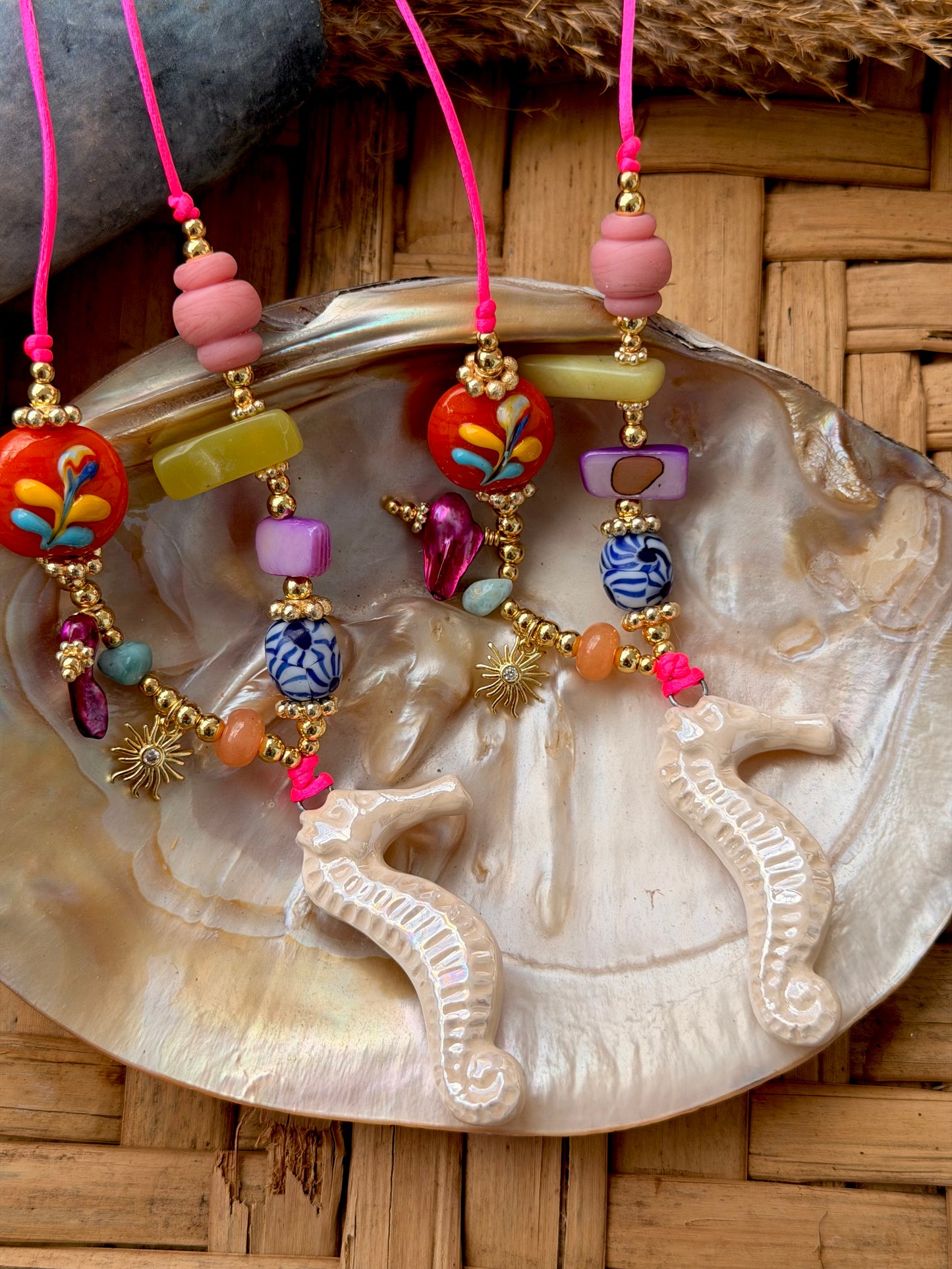 Royal seahorse necklace