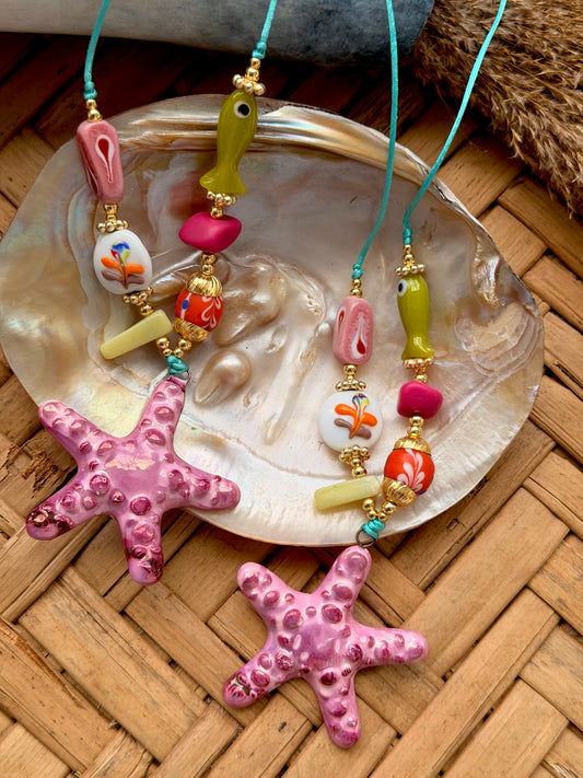 Royal starfish necklace