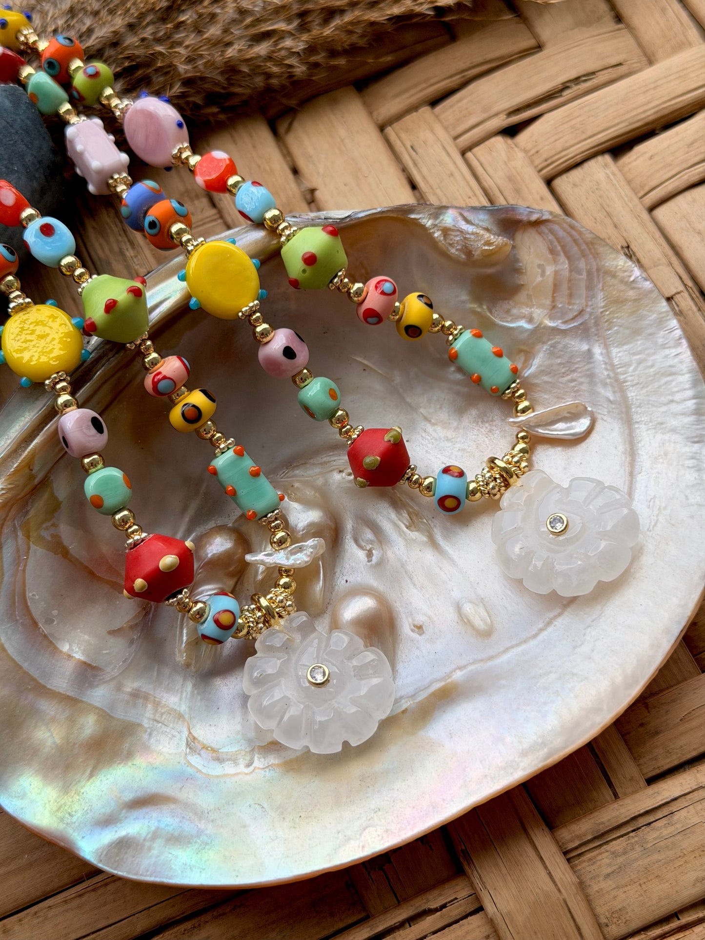 Cayo caracoles necklace