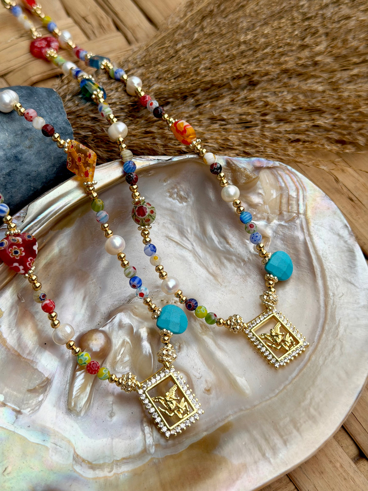 San Miguel escapulario necklace