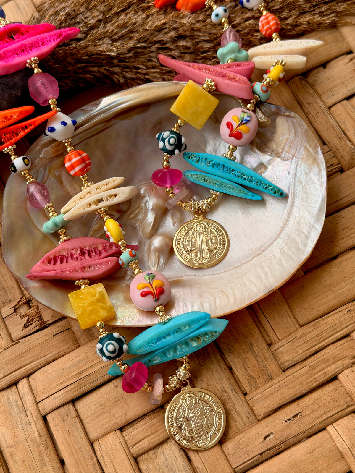 San Benito colorful necklace