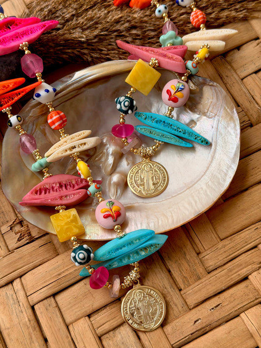 San Benito colorful necklace