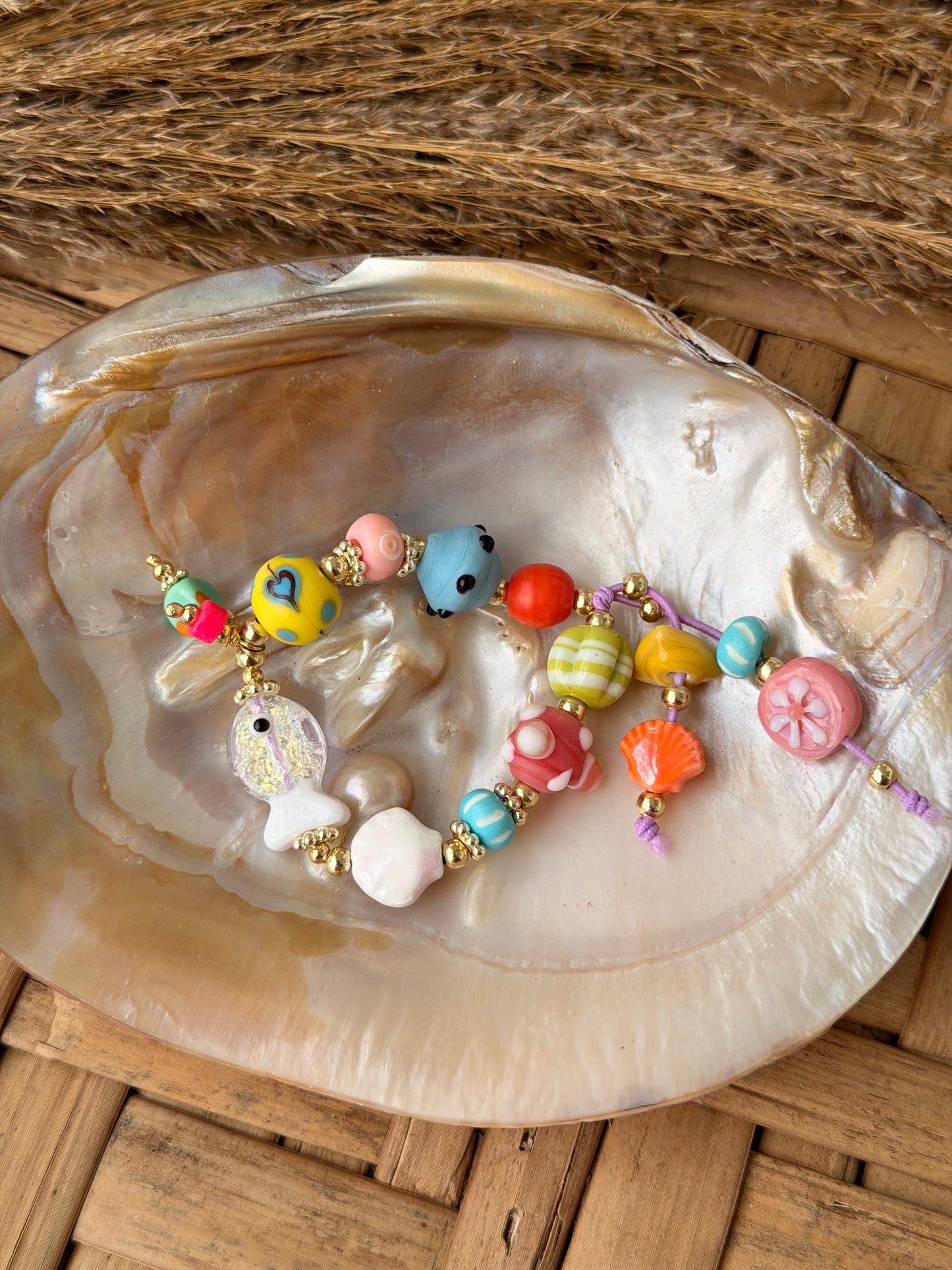 Sparkling fish baby bracelet