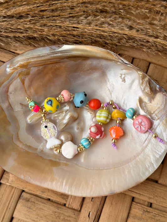Sparkling fish baby bracelet