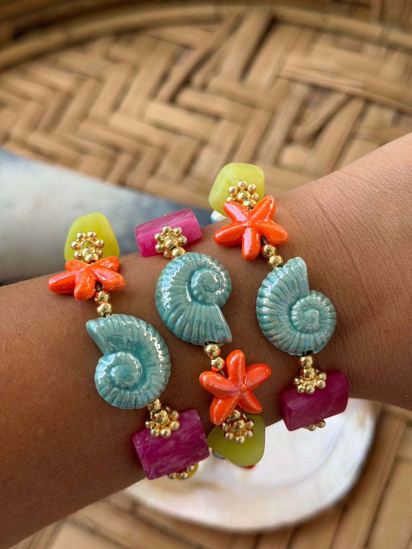 Caracolie blue bracelet