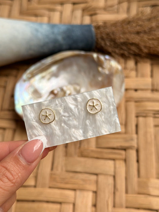 Coin star earrings