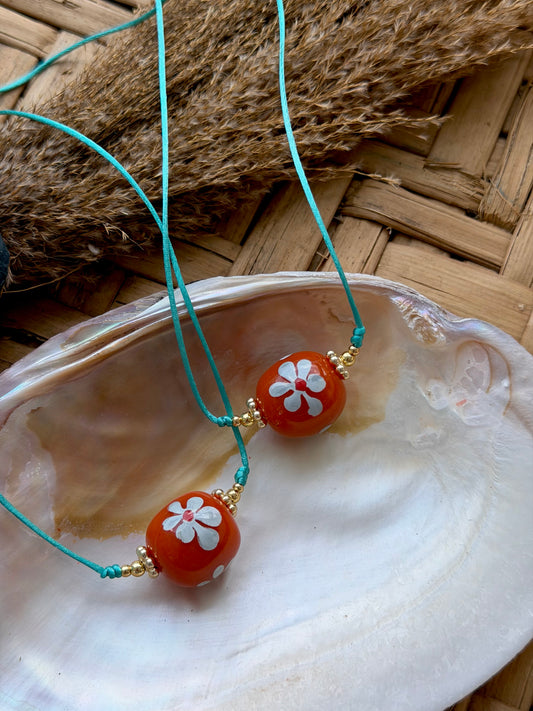 Tangerine necklace
